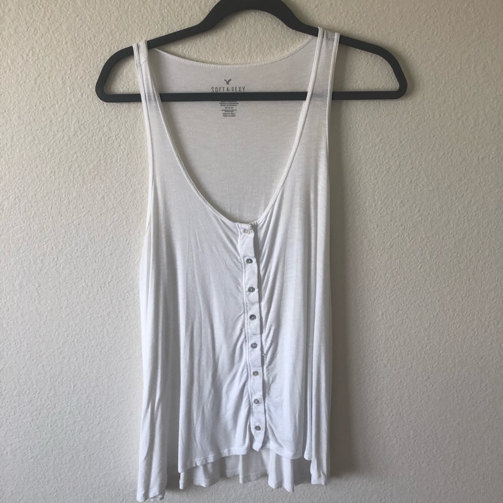 American Eagle Soft & Sexy Slub Tank Top